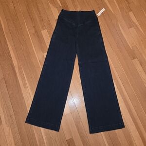 ModCloth High-Waisted Wide Leg Dark Jeans -NWT